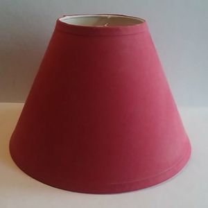 Red Bell Shaped Lampshade